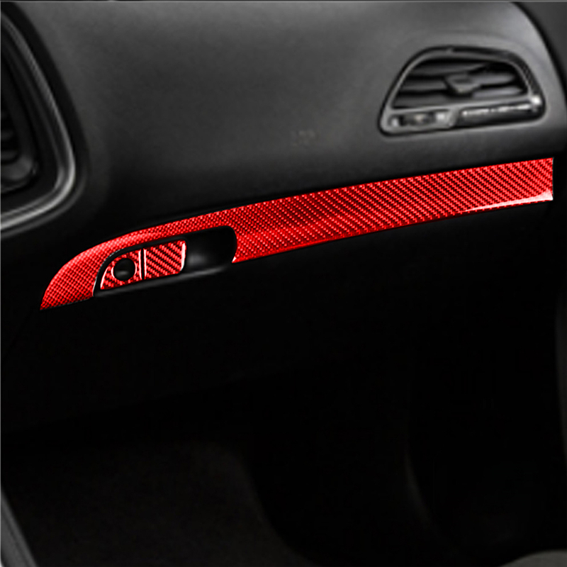 Stiker Merah Serat Karbon Pane - Interior Detailing Kit ulasan dan harga